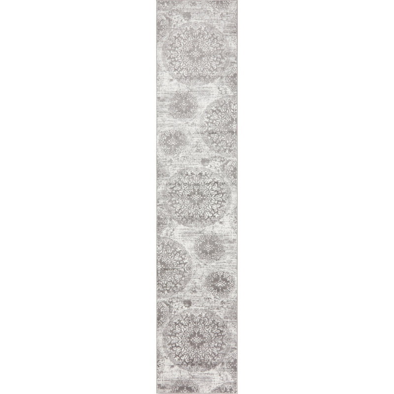 Mistana™ Brandt Floral Gray Area Rug & Reviews